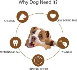 EYS Tough Durable Wooden Antler Dog Chew Toy, Medium slide 2 of 3