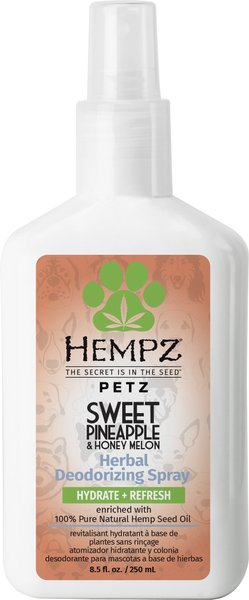 Hempz Petz Sweet Pineapple Honey Melon Deodorizing Cologne Dog Spray