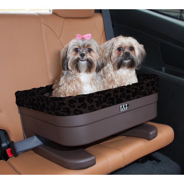 PETSAFE Happy Ride Car Seat Dog Bed Bucket, Brown, Large