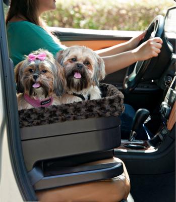 Show full view: Pet Gear Dog & Cat Bucket Seat Booster, Chocolate, 22-in slide 3 of 5