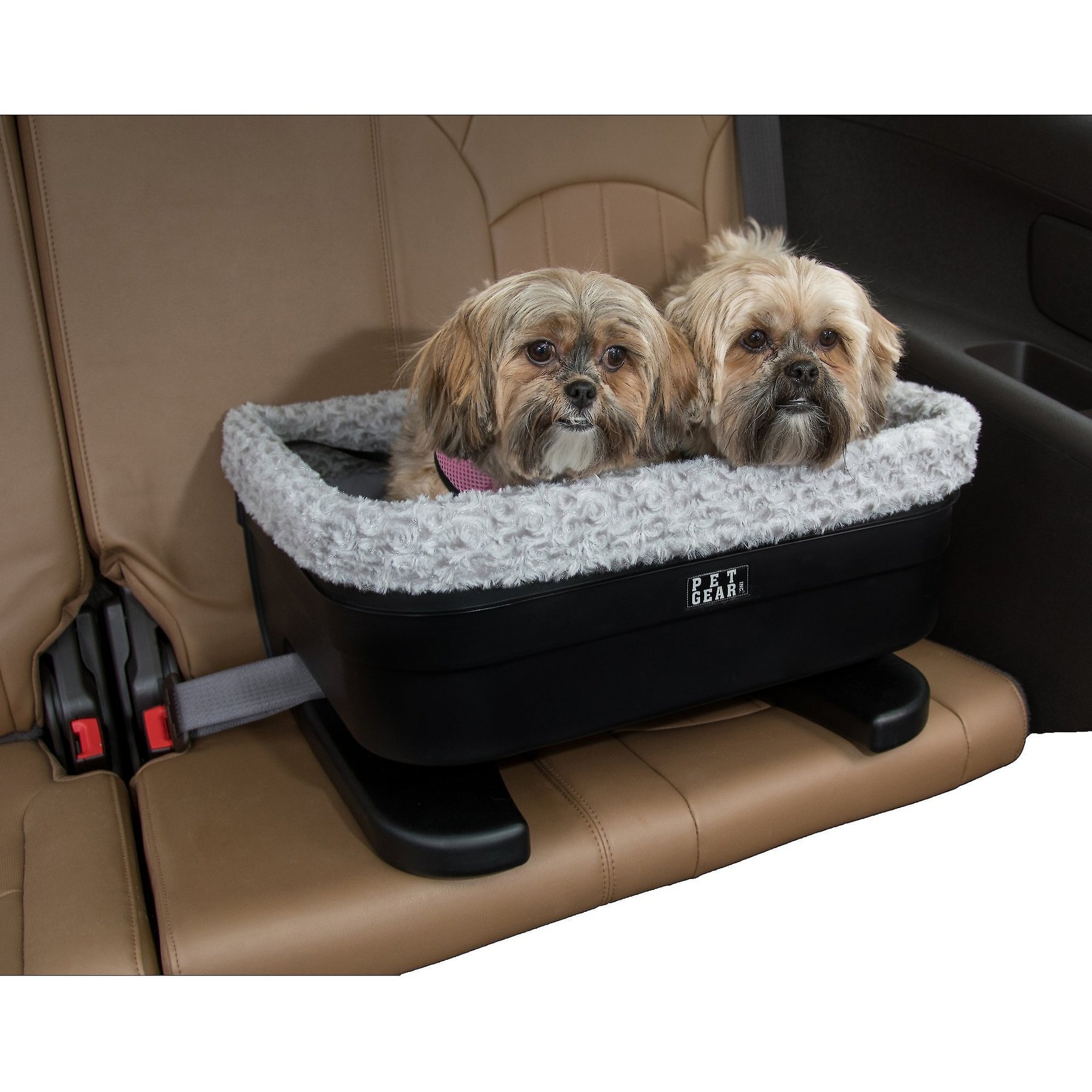PET GEAR Dog & Cat Bucket Seat Booster, Fog, 22in