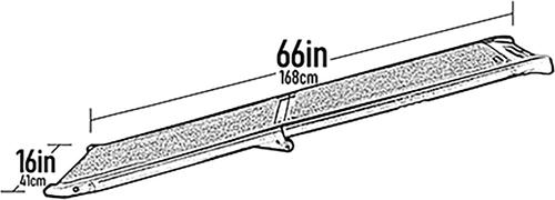 Show full view: Pet Gear Bi-Fold Dog Car Ramp with SupertraX, Black/Green slide 2 of 8