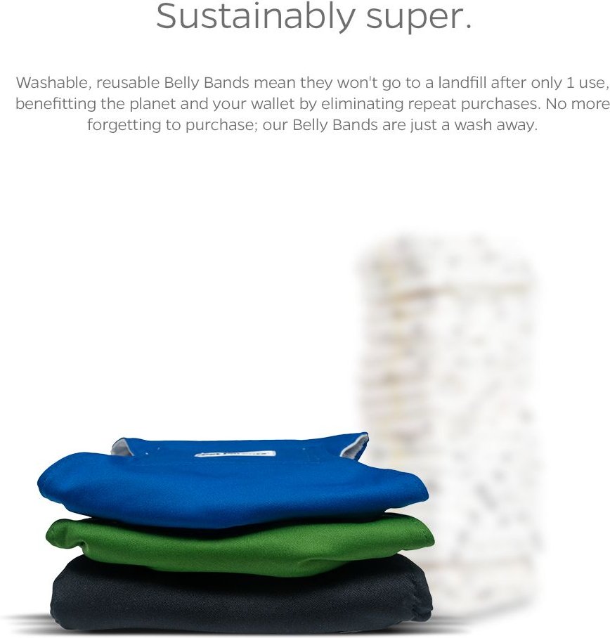 PET PARENTS Belly Band Washable Male Dog Wrap + Extendrs, Gentlemen