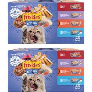 Friskies shreds cat fashion food