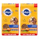 Pedigree Complete Nutrition Roasted Chicken & Vegetable Flavor Dog Kibble Adult Dry Dog Food, 44-lb bag, bundle of 2