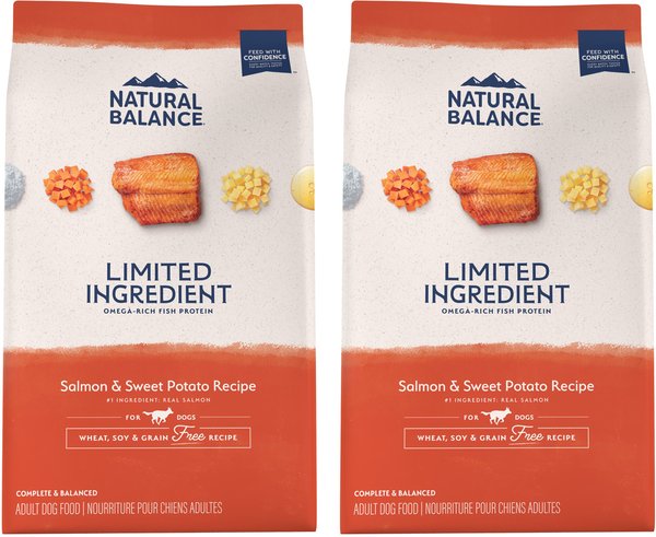 Natural Balance L.I.D. Limited Ingredient Diets Sweet Potato Fish Formula Grain Free Dry Dog Food 15 lb bag