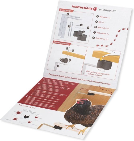 Picture of MY FAVORITE CHICKEN Coop Roost Perches Chicken Red Mite Prevention Kit ...