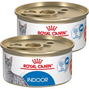 Royal Canin Feline Health Nutrition Indoor Adult Morsels in Gravy Canned Cat Food, 3-oz, case of 48