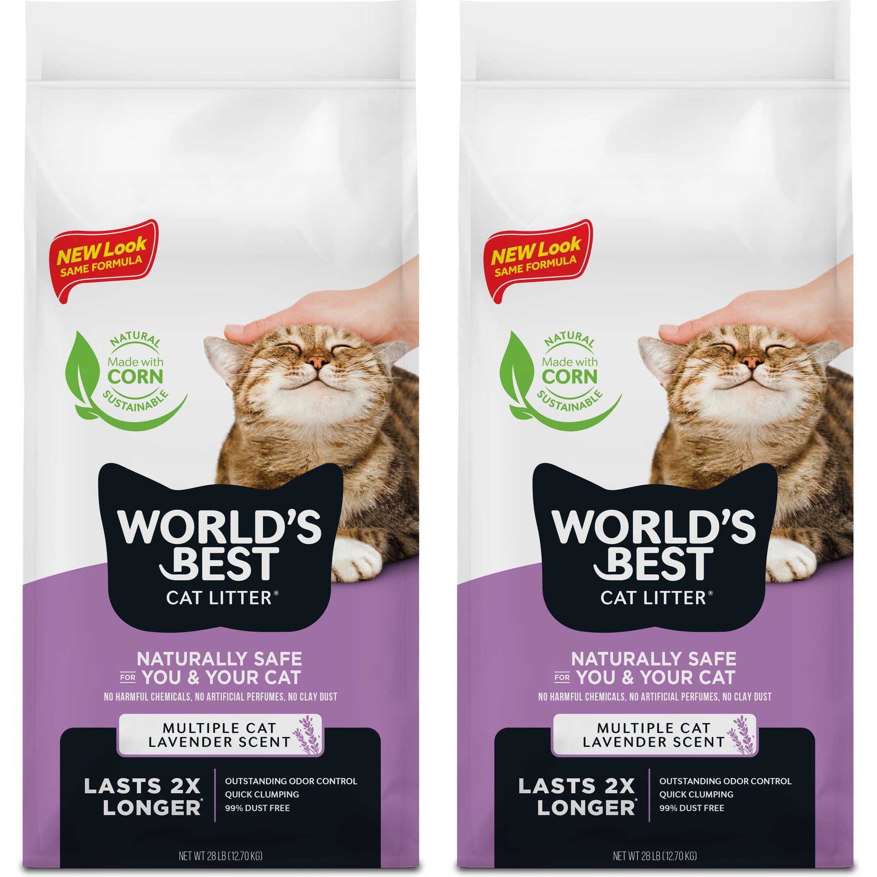 World's fashion lavender scented multiple cat