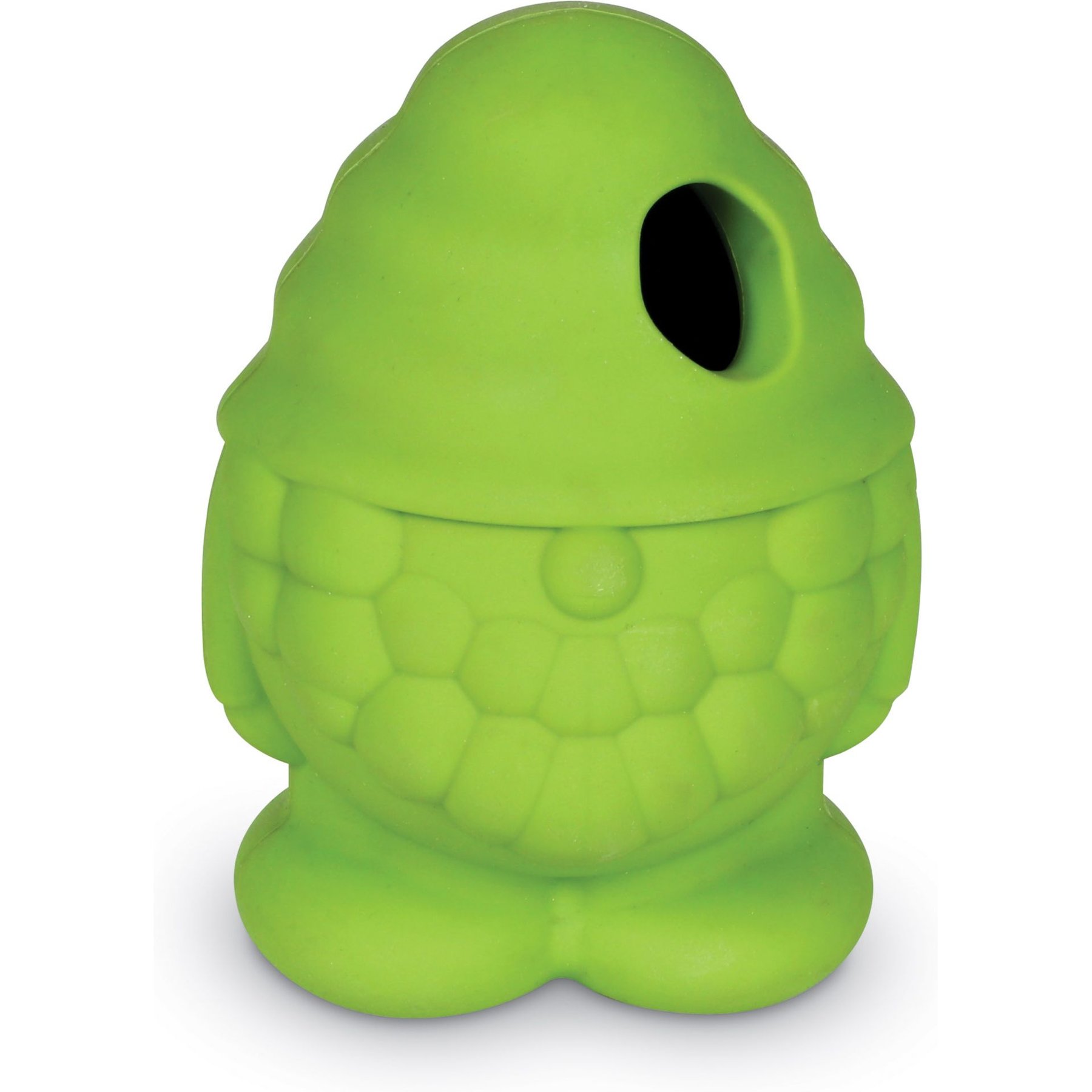 Brightkins Gnome Tough & Tumble Treat Dispenser Dog & Cat Toy, Green, Small