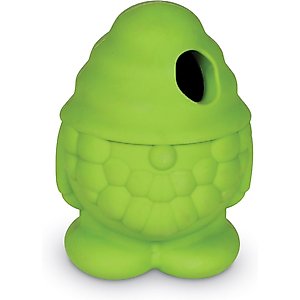 Brightkins Gnome Tough & Tumble Treat Dispenser Dog & Cat Toy, Green, Small
