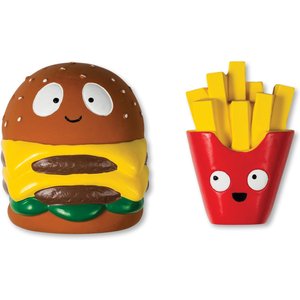 Pet Shop by Fringe Studio Big Buns Small Fry Squeaky Stuffing-Free Latex Dog Toy