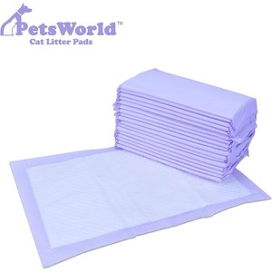 PetsWorld Breeze Compatible Fresh Scented Cat Litter Pads, 50 count