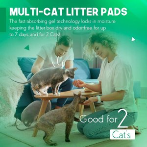 PetsWorld Breeze Compatible Multi Cat Litter Pads, Fresh Scent, 25 count