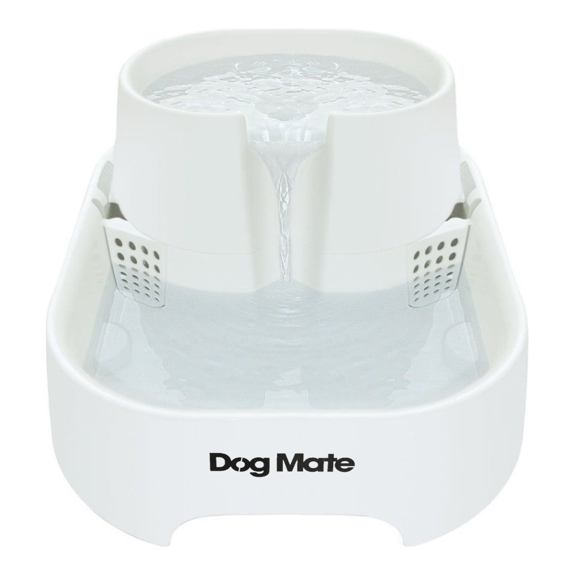 DOG MATE Large Fresh Water Plastic Dog & Cat Fountain, 192oz Customer Questions