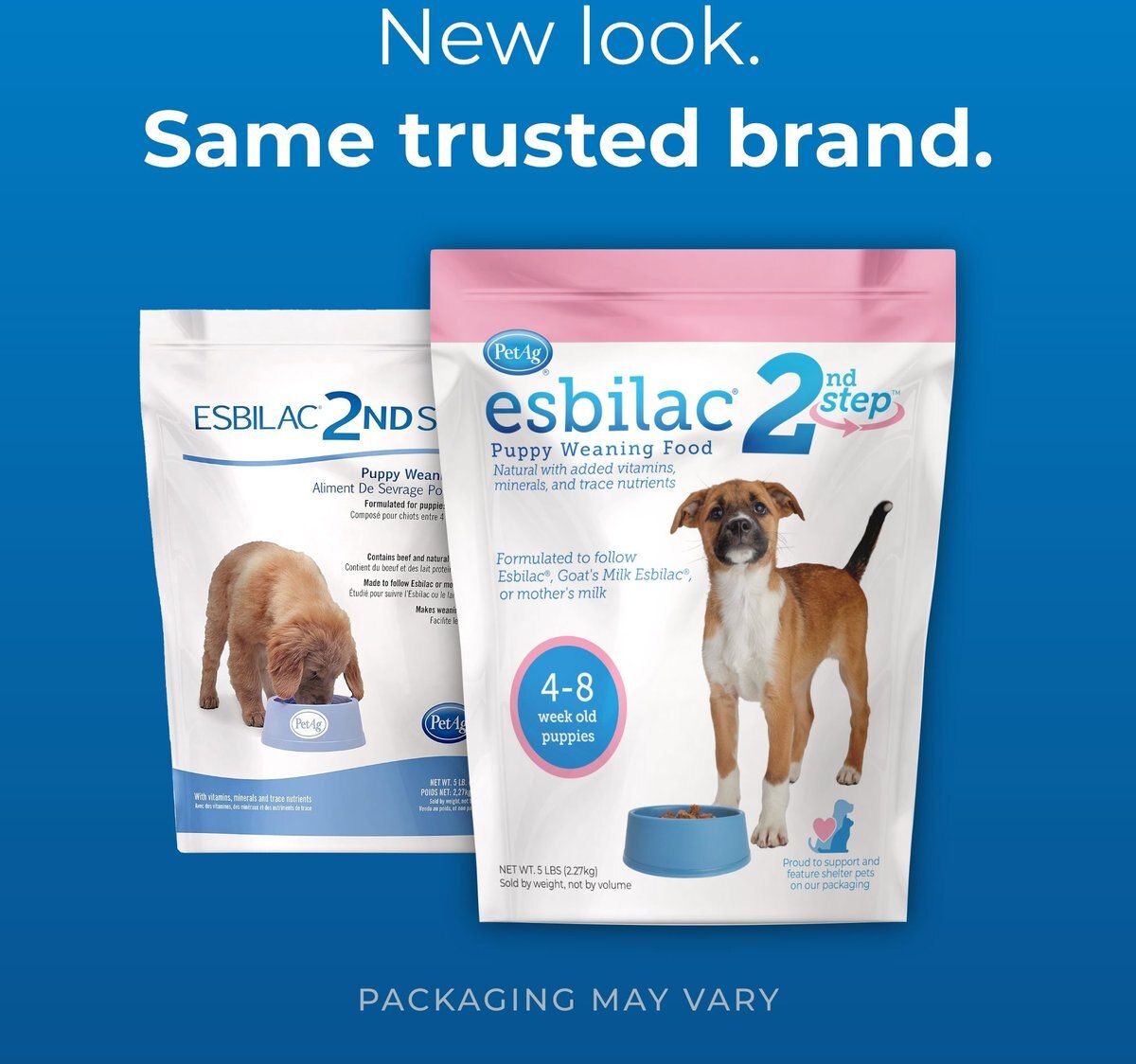 PETAG 2nd Step Esbilac Powder Milk Supplement for Puppies, 5lb bag