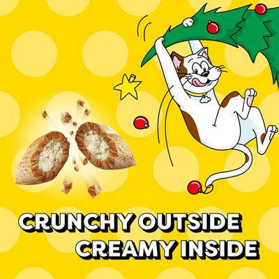 Show full view: Temptations Mixups Catmas Casserole Catnip Fever Flavor Soft & Crunchy Cat Treats, 3-oz pouch slide 4 of 11