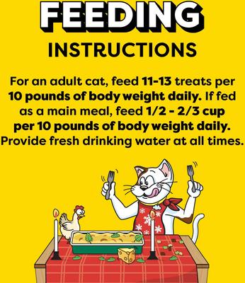 Show full view: Temptations Mixups Catmas Casserole Catnip Fever Flavor Soft & Crunchy Cat Treats, 3-oz pouch slide 8 of 11