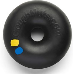 GoughNuts Heavy Duty Ring Tough Dog Chew Toy, Black, Buster