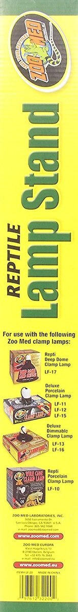 Zoo med lamp clearance stand