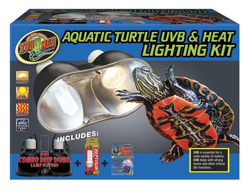 Show full view: Zoo Med Aquatic Turtle UVB & Heat Lighting Kit slide 1 of 5