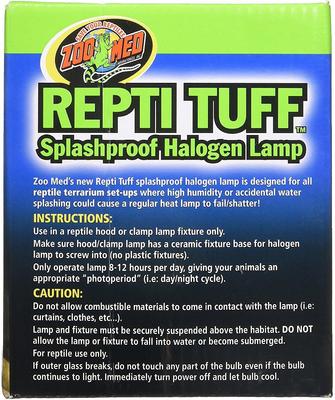 Show full view: Zoo Med Repti Tuff Splashproof Halogen Reptile Terrarium Lamp, 75-watt slide 3 of 7
