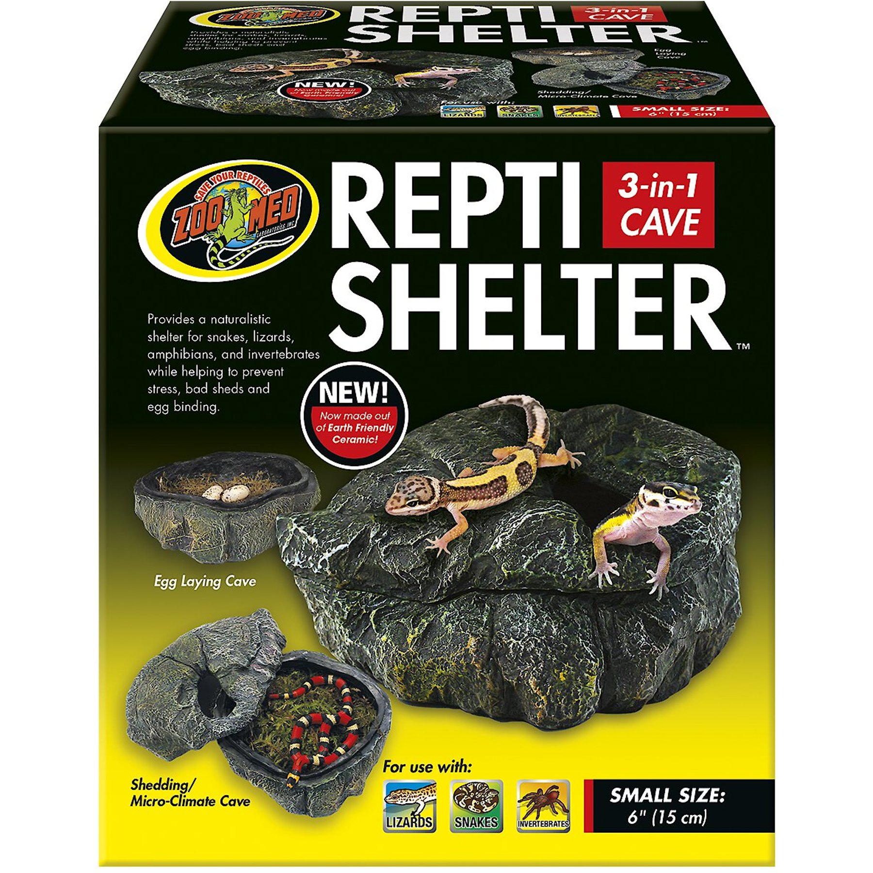 Zoo Med Repti Shelter 3 in 1 Cave - Small