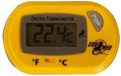 Zoo Med Digitales Min-Max Thermometer – Mit Fernfühler Für Terrarium & Inkubator