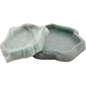 Zoo Med Repti Rock Reptile Rock Food & Water Dishes, Small