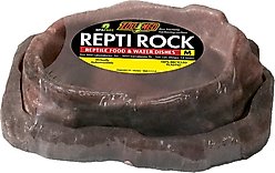 Zoo Med Repti Rock Reptile Rock Food & Water Dishes, Medium