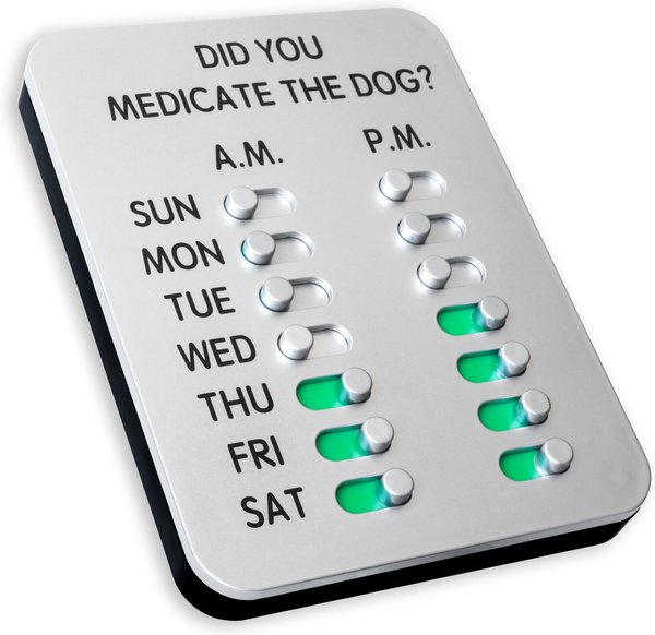 DYFTD Did You Medicate The Dog? Daily Feeding Reminder