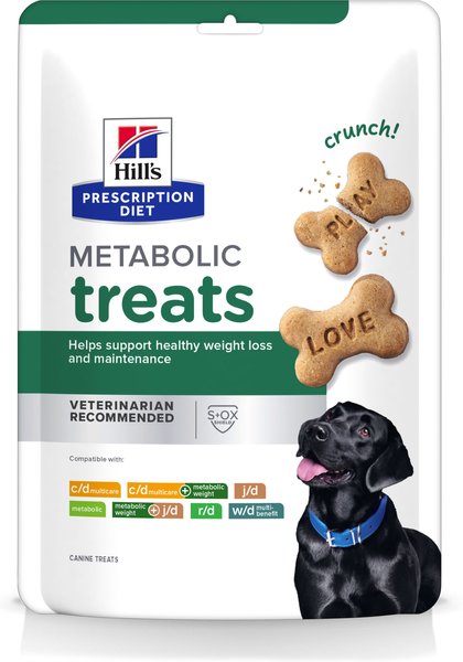 Hill's Prescription Diet Metabolic Crunchy Dog Treats, 12-oz bag slide 1 of 8