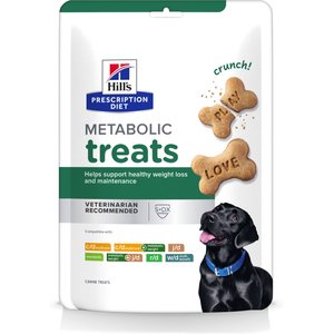 Hill's Prescription Diet Metabolic Crunchy Dog Treats, 12-oz bag