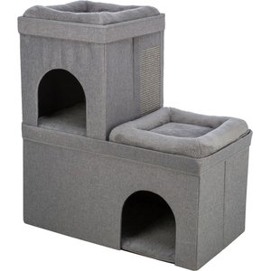 TRIXIE Crazy Cube 2-Story Stackable Indoor Cat House - Chewy.com