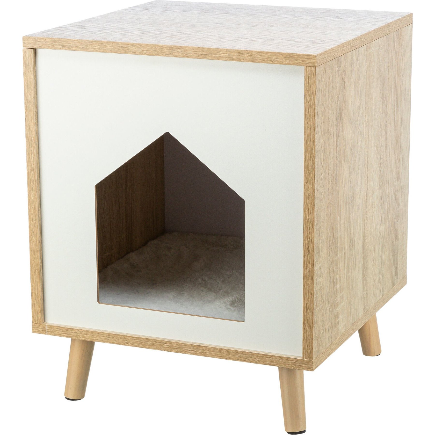 TRIXIE Isa Indoor Hideaway Cave Cat Condo, Brown