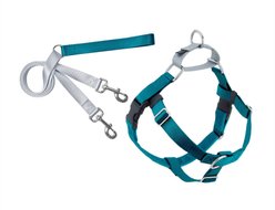 2 Hounds Design Freedom No Pull Nylon Dog Harness & Leash, Teal, Large: 26 to 32-in chest, 1-in wide slide 1 of 4