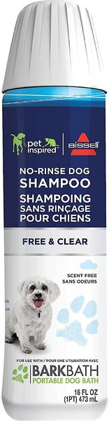 Bissell BarkBath Free & Clear No Rinse Dog Shampoo, 16-oz bottle, 2-pack slide 1 of 4