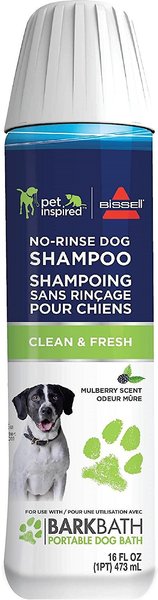 Discontinued - BISSELL BarkBath Clean & Fresh No Rinse Dog Shampoo, 16 ...