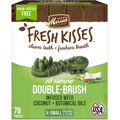 Merrick Fresh Kisses Infused with Coconut Oil & Botanicals Extra Small Dental Dog Treats, 78 count