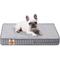 Show in main carousel: LaiFug Orthopedic Flat Dog Bed with Removable Cover, Grey Blue Plaid, Small slide 1 of 8