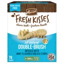 Merrick Fresh Kisses Double-Brush Mint Breath Strip Infused X-Small Dental Dog Treats, 78 count