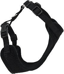 Comfort Soft Mesh Cat Harness, Black, 11 to 14-in chest