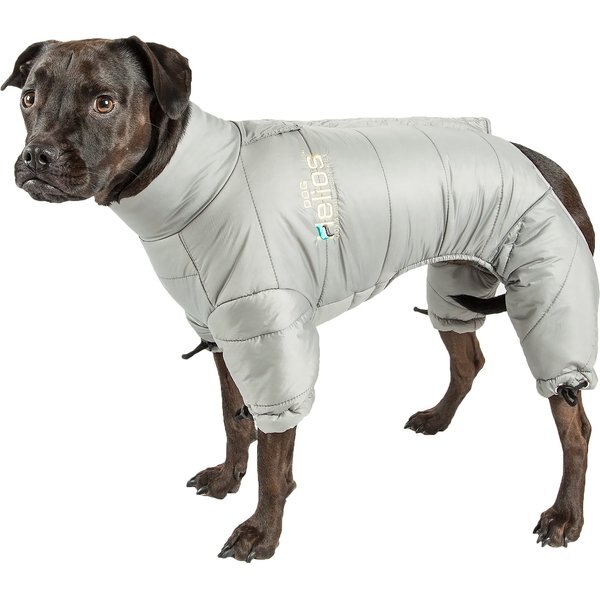 DOG HELIOS Thunder FullBody Dog Jacket, Gray, Medium