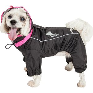 Dog Helios Weather King Full Body Dog Jacket, Black, X-Small