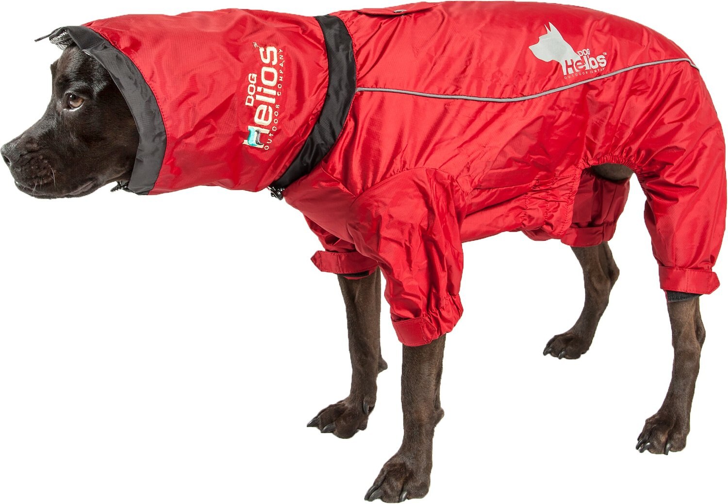 Helios Octane Softshell Neoprene Satin Reflective Dog Jacket W Blackshark Technology