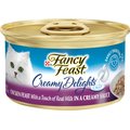 Fancy Feast Creamy Delights Chicken Feast in a Creamy Sauce Canned Cat Food, 3-oz, case of 24