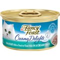 Fancy Feast Creamy Delights Tuna Feast in a Creamy Sauce Canned Cat Food, 3-oz, case of 24