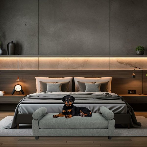 Out of Stock - LA-Z-BOY Furniture Sofa Dog Bed, Blue - Chewy.com