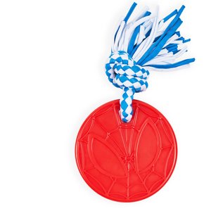 ZippyPaws Marvel ZippyTuff Teetherz Spider-Man Dog Plush Toy, Red
