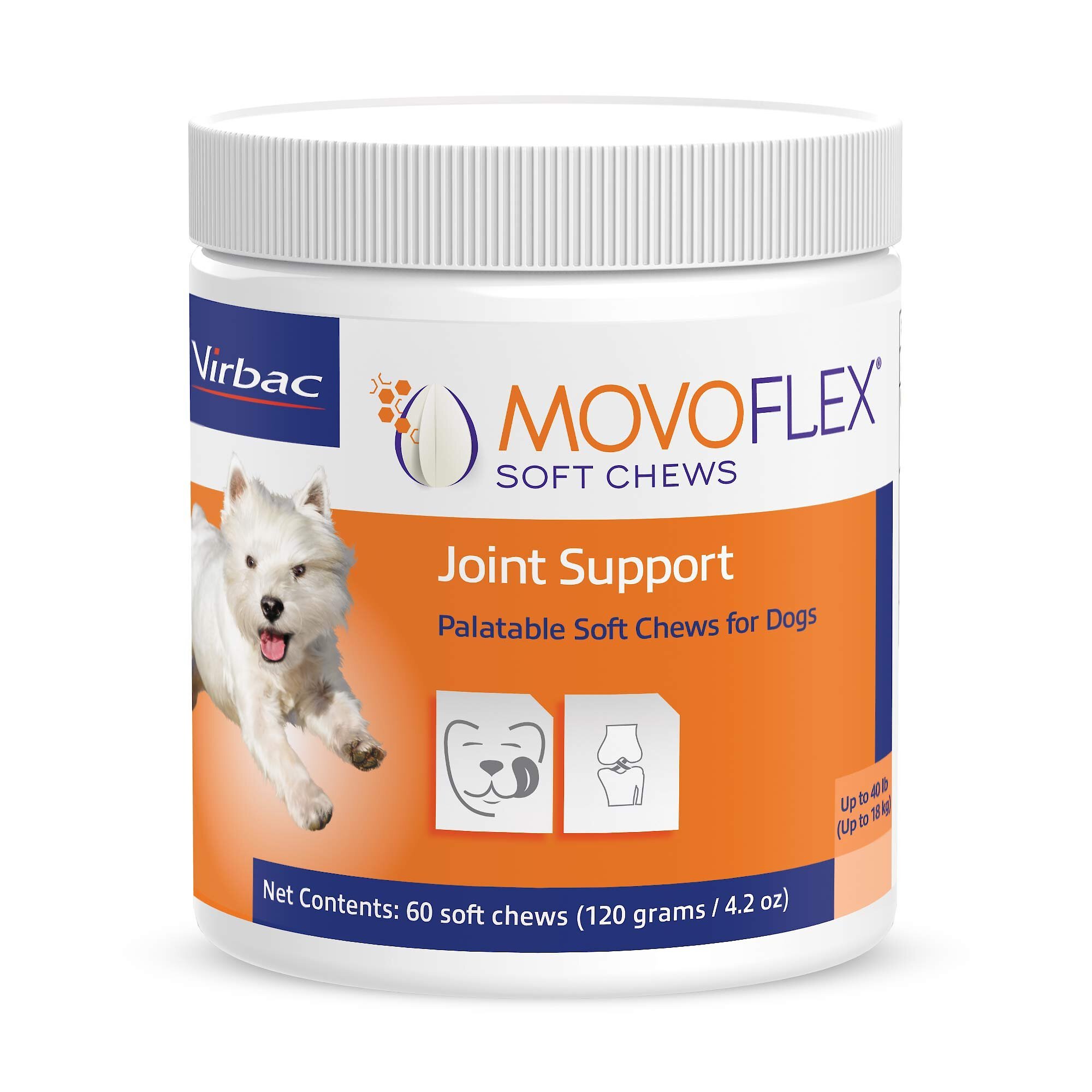 VIRBAC MOVOFLEX Soft Chews Joint Supplement for Small Breed Dogs ...